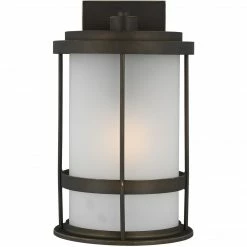 Generation Lighting Wilburn Wall Lantern (Medium) | Antique Bronze