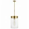 Generation Lighting Garrett Pendant | Medium Burnished Brass