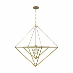 Generation Lighting Carat Pendant | Large Burnished Brass