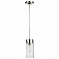 Generation Lighting Garrett Small Pendant | Polished Nickel
