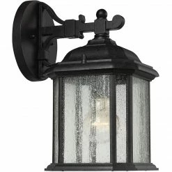 Generation Lighting Kent Wall Lantern | Small Clear Oxford Bronze