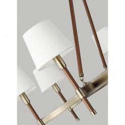 Generation Lighting Katie 8-Light Chandelier | Time Worn Brass