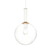 Matteo Lighting Stellar Pendant | Large Aged Gold Brass/ Clear