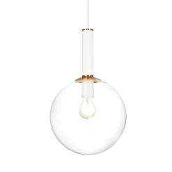 Matteo Lighting Stellar Pendant | Large Aged Gold Brass/ Clear