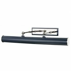 HVL - Mitzi Holly Large Wall Sconce | Polished Nickel/ Navy