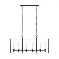 Generation Lighting Keystone 6-Light Linear Chandelier
