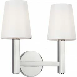 Generation Lighting Logan 2-Light Vanity | Polished Nickel