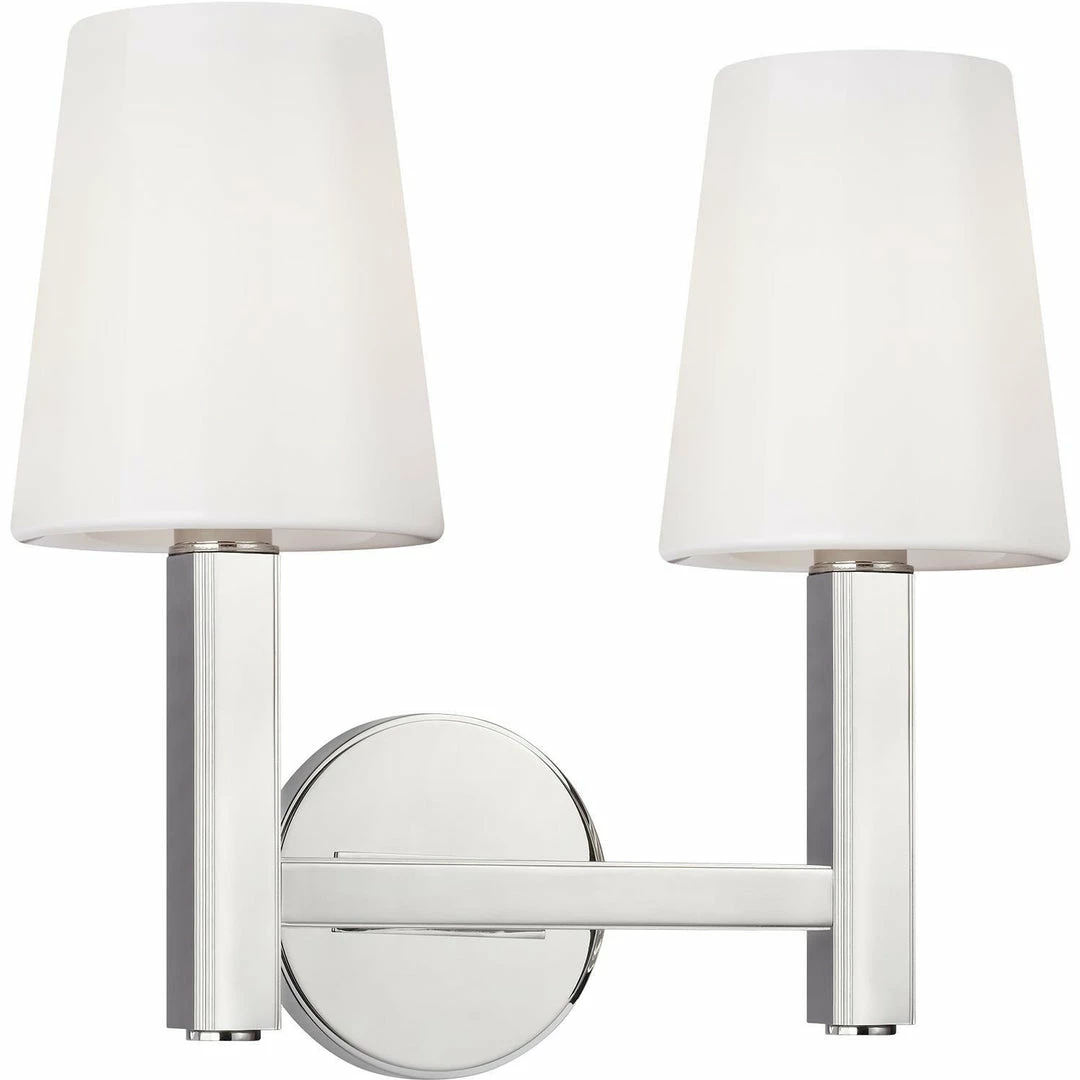 Generation Lighting Logan 2-Light Vanity | Polished Nickel