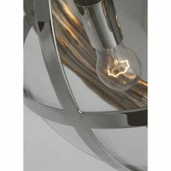 Generation Lighting Logan 16.37" Flush Mount | Polished Nickel