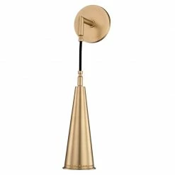 HVL - Hudson Valley Alva 4.75" Wall Sconce | Aged Brass Lighting