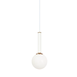 Matteo Lighting Stellar Pendant | Small Gold Brass/Opal