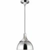 Generation Lighting Logan 11.8" Pendant | Polished Nickel