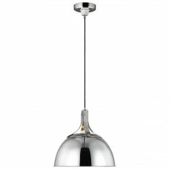 Generation Lighting Logan 15" Pendant | Polished Nickel