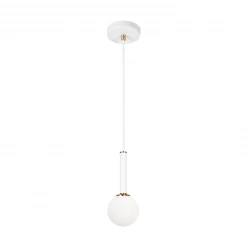 Matteo Lighting Stellar Pendant | Small Gold Brass/Opal