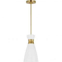 Generation Lighting Heath 8" Pendant | Burnished Brass