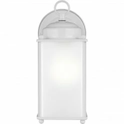 Generation Lighting New Castle Wall Lantern (Large) | Opal White