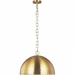 Generation Lighting Whare 24" Pendant | Burnished Brass