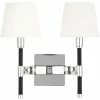 Generation Lighting Katie Double Wall Sconce | Polished Nickel