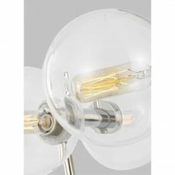 Generation Lighting Verne Semi Flush Mount | Polished Nickel