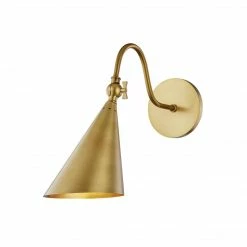 HVL - Mitzi Lighting Lupe Wall Sconce | Aged Brass