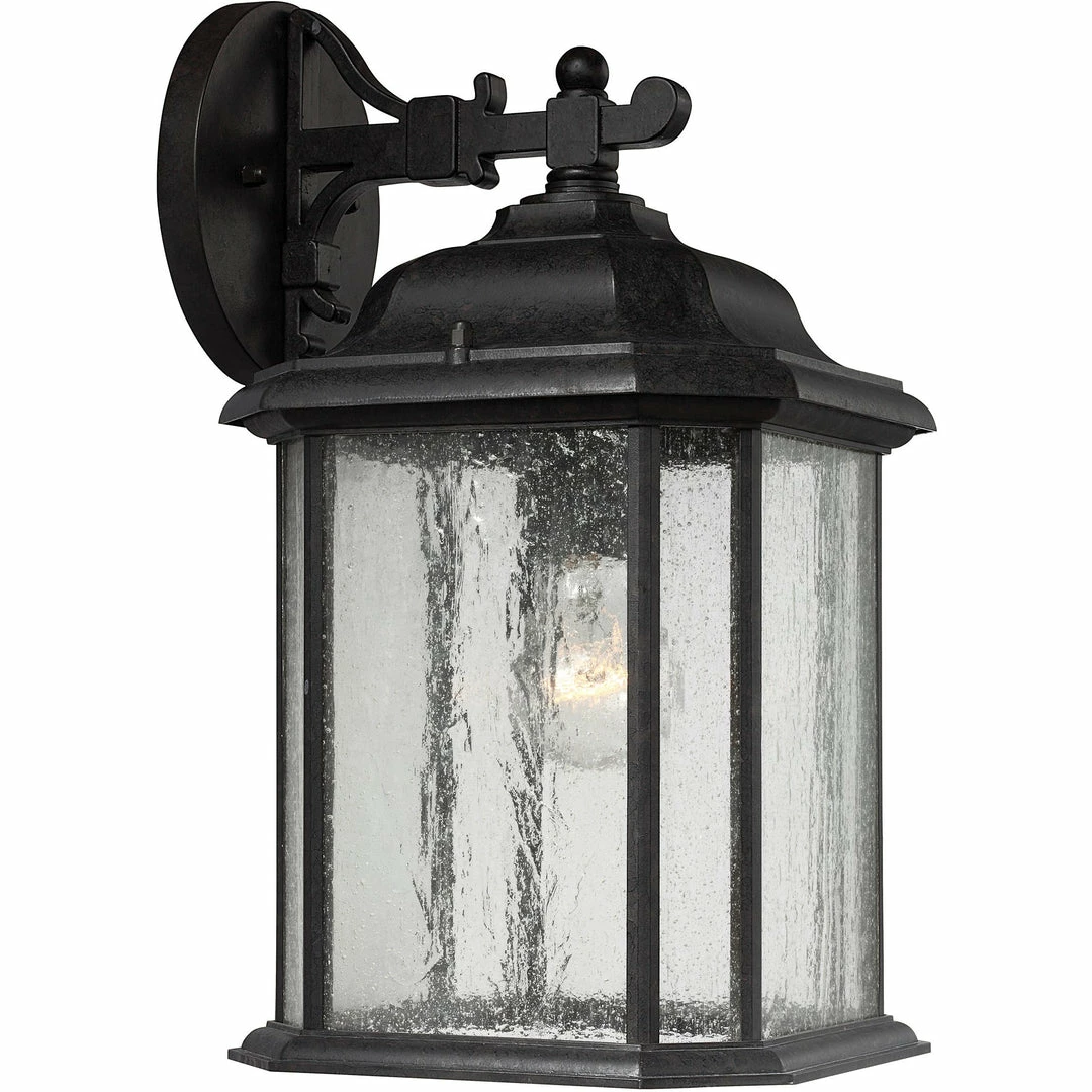 Generation Lighting Kent Wall Lantern | Large Clear Oxford Bronze