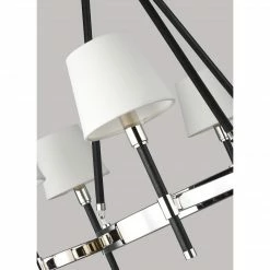 Generation Lighting Katie 6-Light Chandelier | Polished Nickel