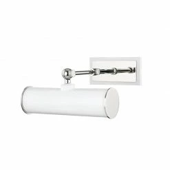 HVL - Mitzi Lighting Holly Small Wall Sconce | Polished Nickel/ White