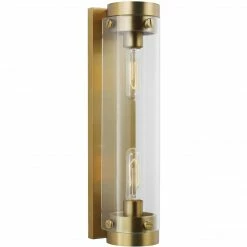 Generation Lighting Garrett Linear Wall Sconce | Burnished Brass