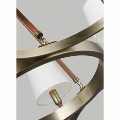 Generation Lighting Katie 6-Light Chandelier | Time Worn Brass