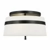 Generation Lighting Cordtlandt Semi-Flush Mount - Small | Aged Iron