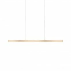 Kuzco Vega LED Linear 45" Pendant | Gold Lighting