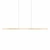 Kuzco Lighting Vega LED Linear 56" Pendant | Gold
