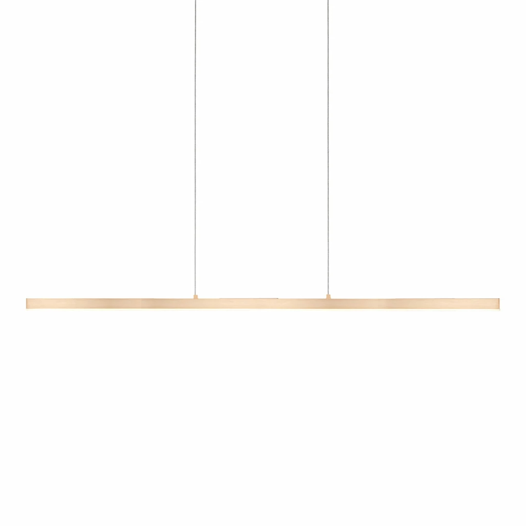 Kuzco Lighting Vega LED Linear 56" Pendant | Gold