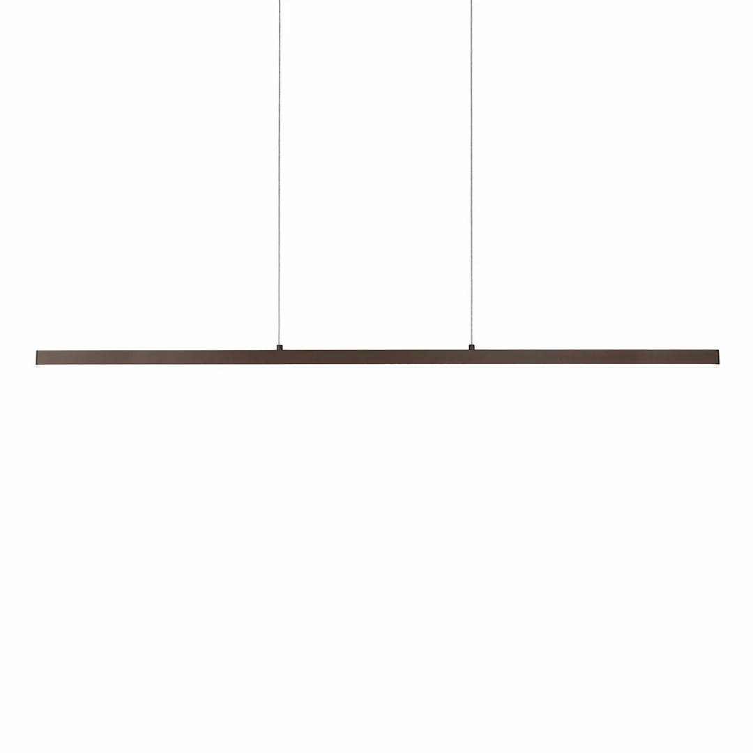 Kuzco Vega LED Linear 56" Pendant | Black | Open Box Lighting