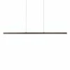 Kuzco Vega LED Linear 56" Pendant | Black