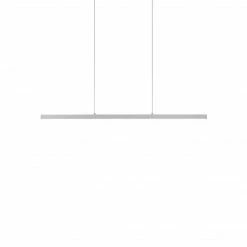 Kuzco Vega LED Linear 45" Pendant | Brushed Nickel