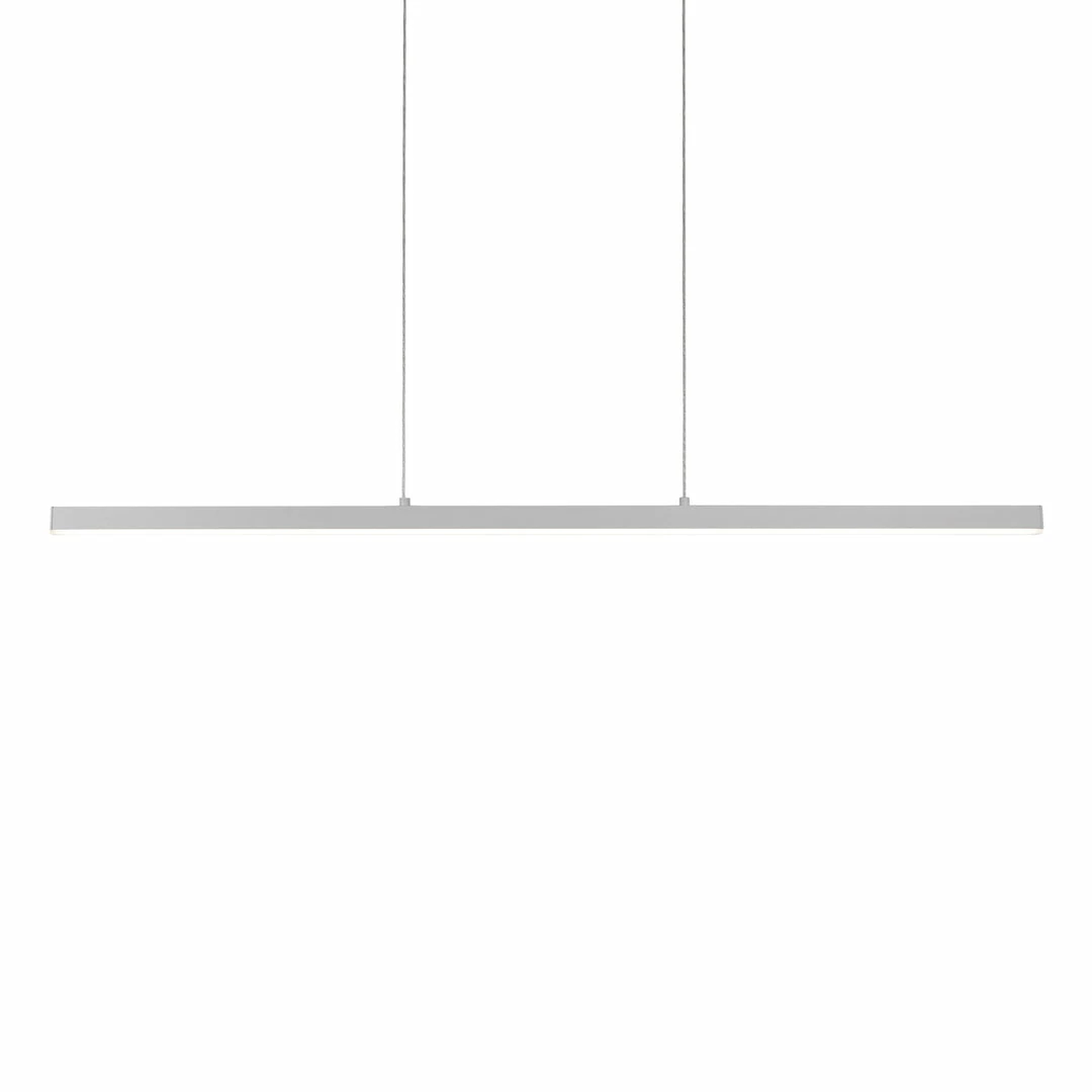 Kuzco Lighting Vega LED Linear 56" Pendant | Brushed Nickel