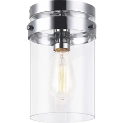 Matteo Lighting Zale Flush Mount | Chrome