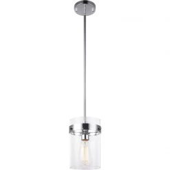Matteo Lighting Zale 1-Light Pendant | Chrome Pendants