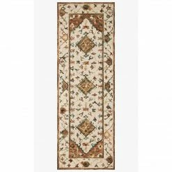 Loloi Beatty Rug 01 | Ivory/Rust Indoor Rugs