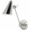 Generation Lighting Signoret Library Wall Sconce | Polished Nickel