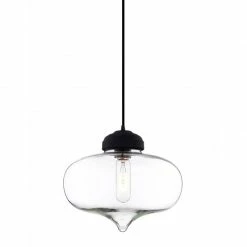 Matteo Lighting Organic Charm 10.2" Pendant | Clear Pendants