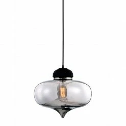 Matteo Lighting Pendants Organic Charm 10.2" Pendant | Smoke