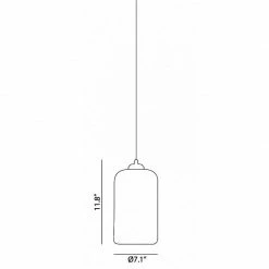 Matteo Lighting Organic Charm E 7.1" Pendant | Clear Pendants