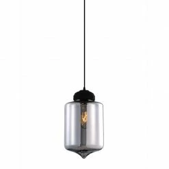 Matteo Lighting Pendants Organic Charm T 7.1" Pendant | Smoke
