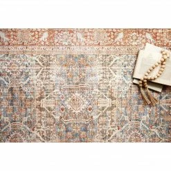 Loloi Layla Rug 04 | Ocean/Rust Loloi Rugs