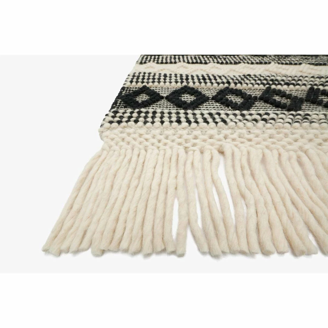 Loloi Holloway Rug 01 | Ivory/Black Loloi Rugs