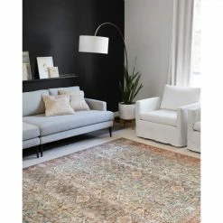 Loloi Layla Rug 04 | Ocean/Rust Loloi Rugs