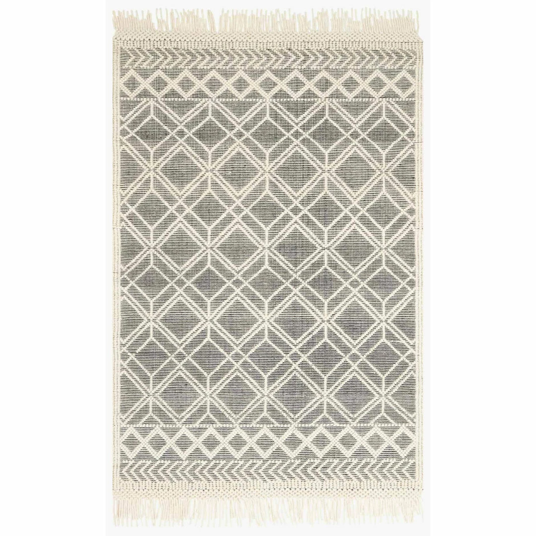 Loloi Holloway Rug 04 | Black/Ivory Loloi Rugs