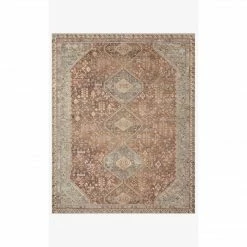 Loloi Deven Rug 08 | Spice/Sky Loloi Rugs